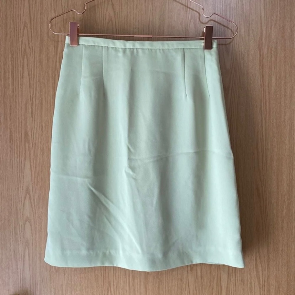 Vintage Green Pencil Skirt